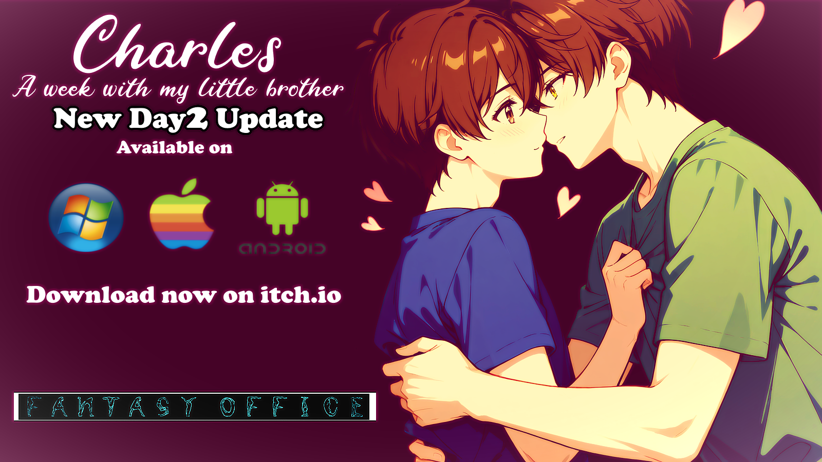 Cover art for Charles, a week with my little brother (18+) by Fantasy_Office — adult visual novel