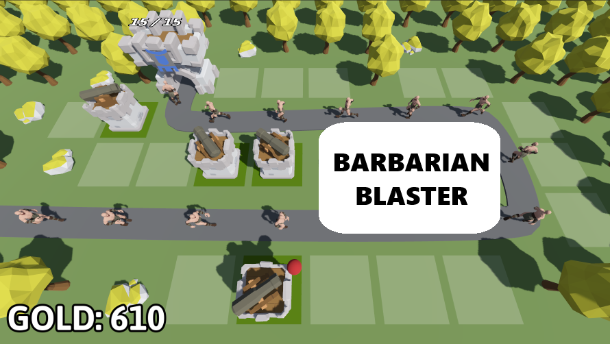 Barbarian Blaster - GameDev TV Course Result
