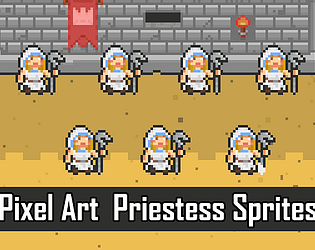 2D Pixel Art Knight's Assistant Sprites by Elthen's Pixel Art Shop