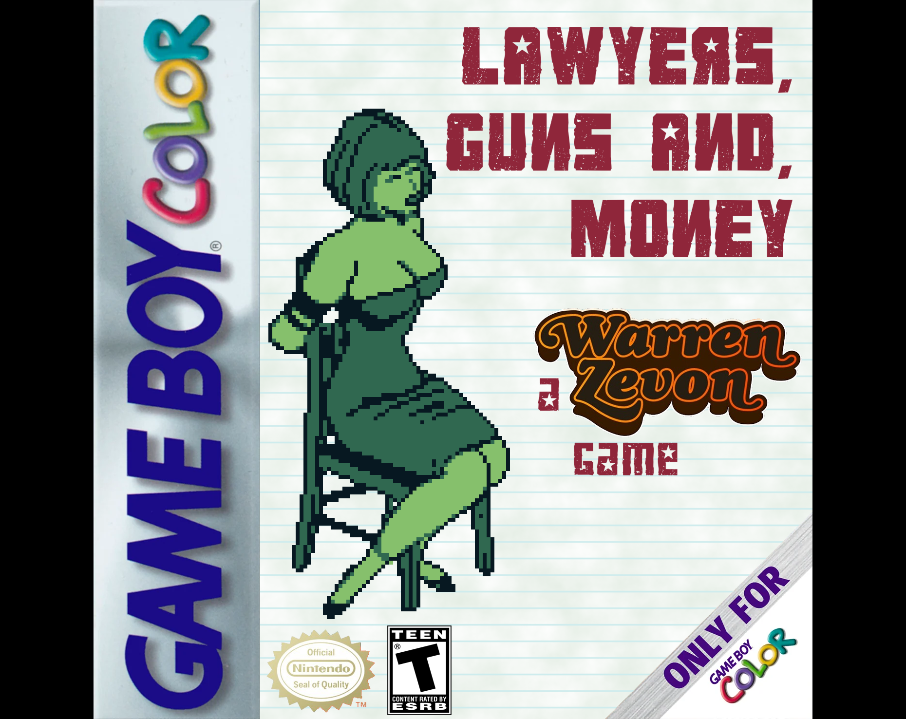 Cover image for Lawyers, Guns, and Money: a Warren Zevon game