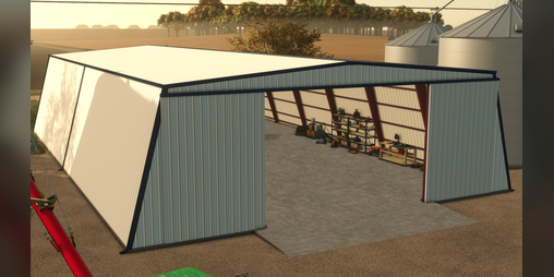 Cover image for FS25 Metal Frame Shed