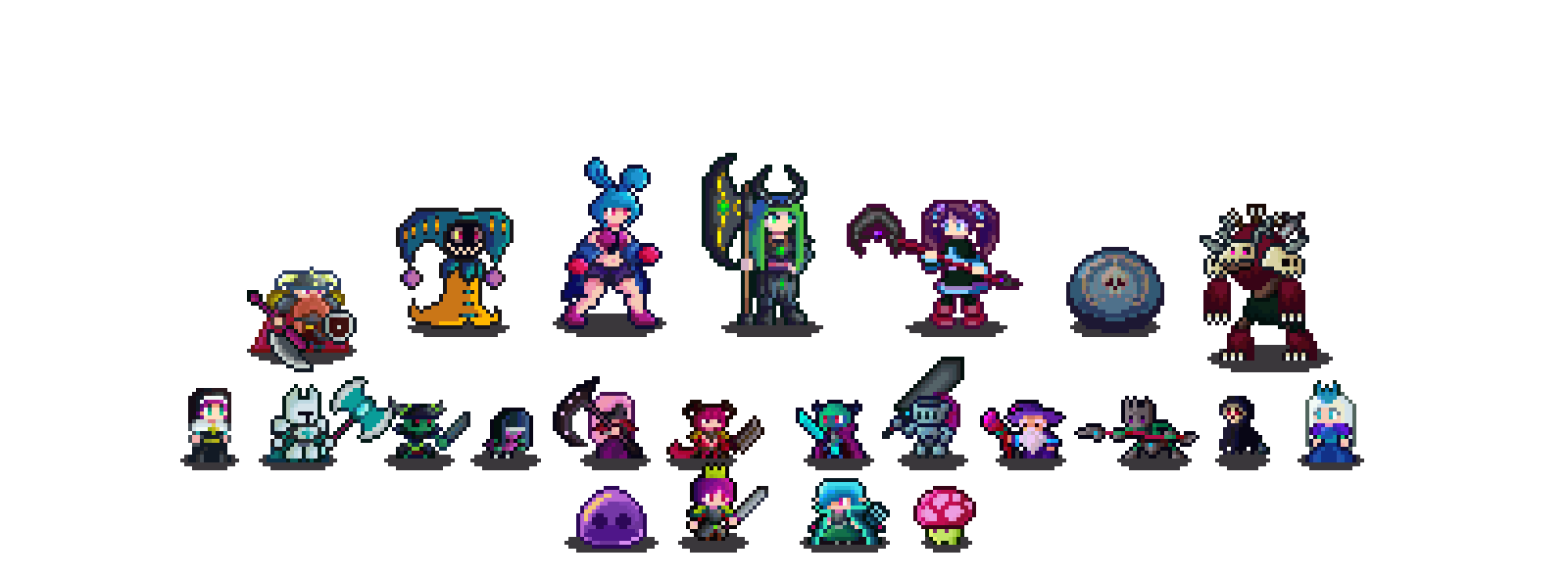 Pixel Dungeon - Characters - Tileset - Weekly Updates !