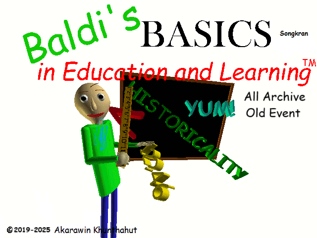 Cover image for Baldi's Basics Songkran All Archives Old Event