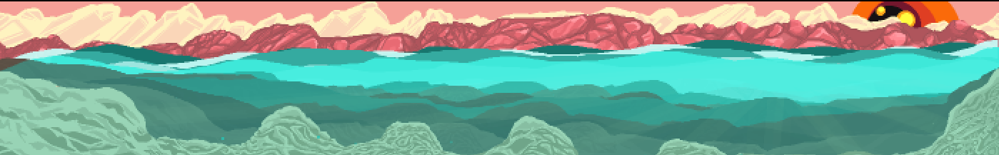 sea water smooth animation loop + parallax background