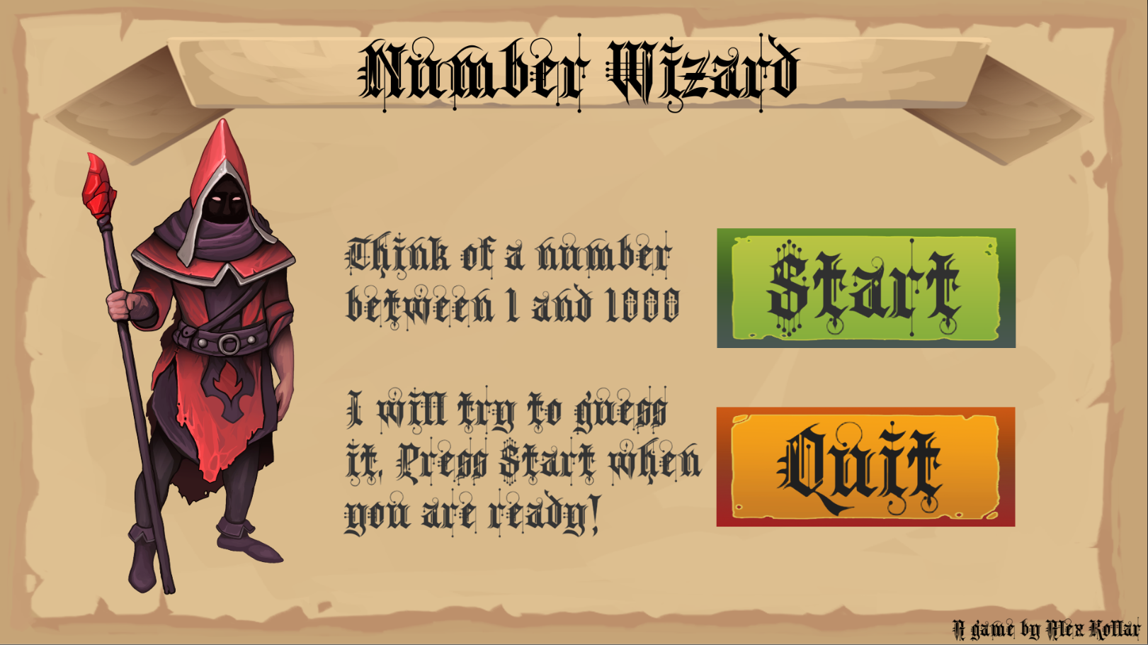 Number Wizard by Alex Kollar