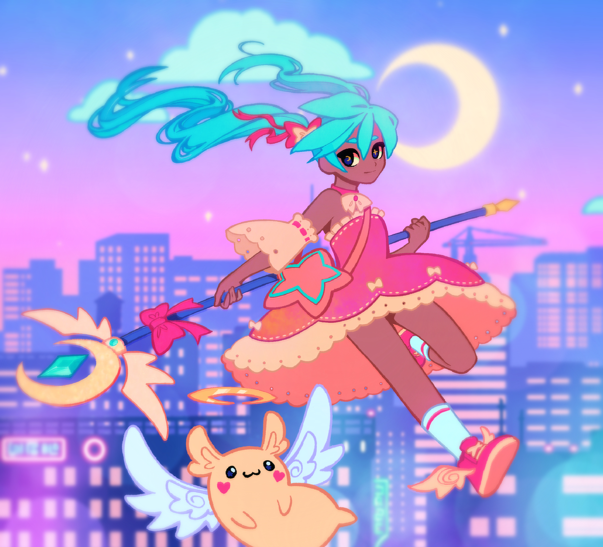 Moonlight Miko vs The Astral Troublemakers [DEMO]