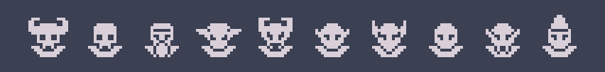 1-Bit RPG Icons