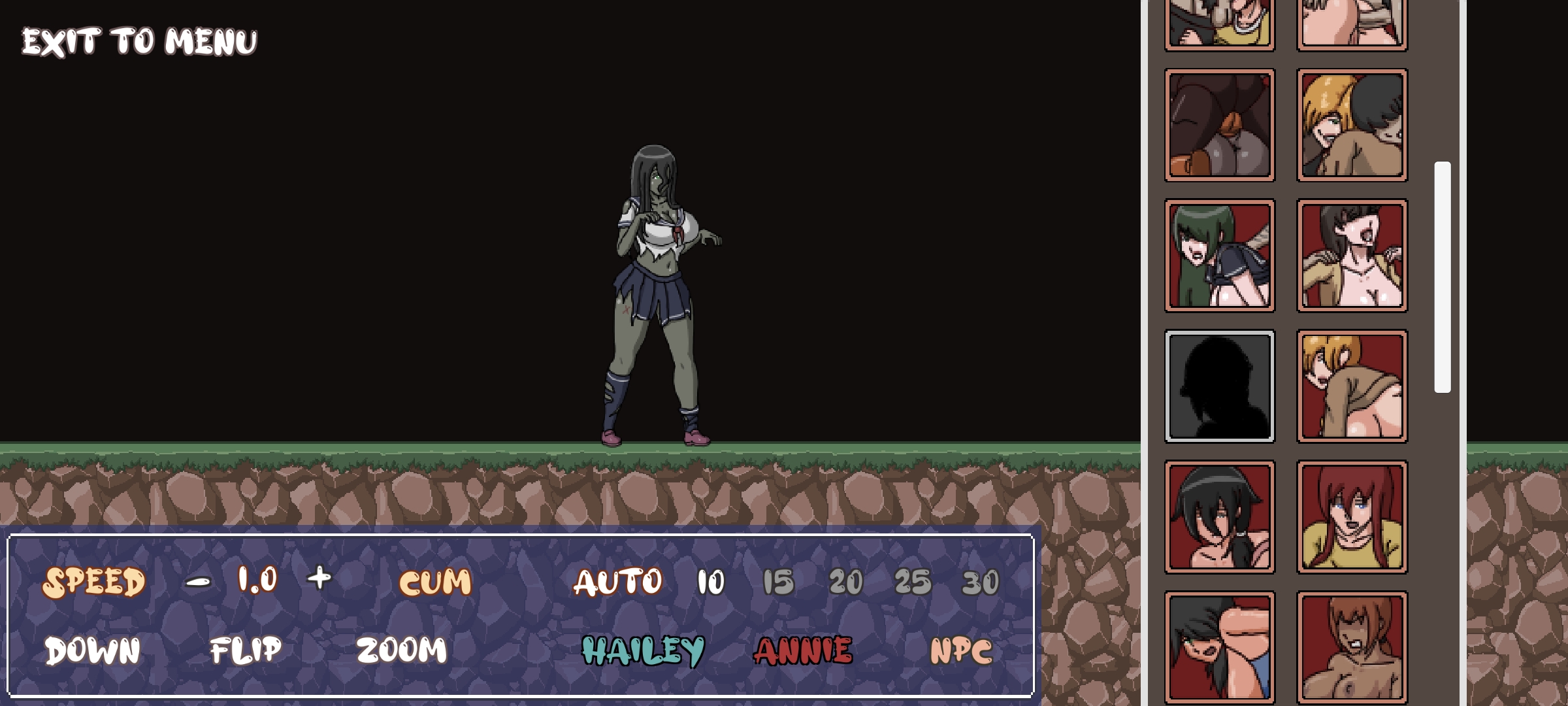 She grinned playfully for the camera