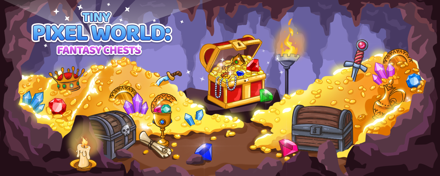 Fantasy Chests: Pixel art Animation