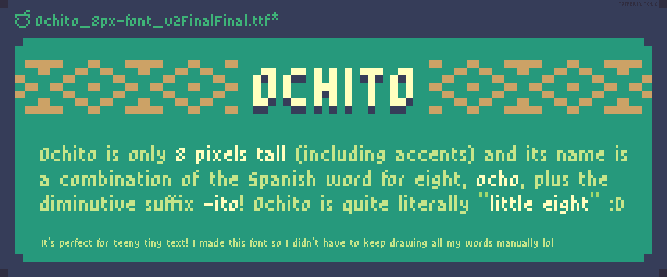 Ochito - Pixel Font