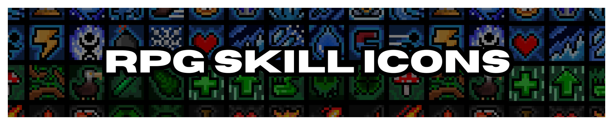 Pixel Art RPG Skill Icons Pack (100+ 16x16 GUI & Status Icons)