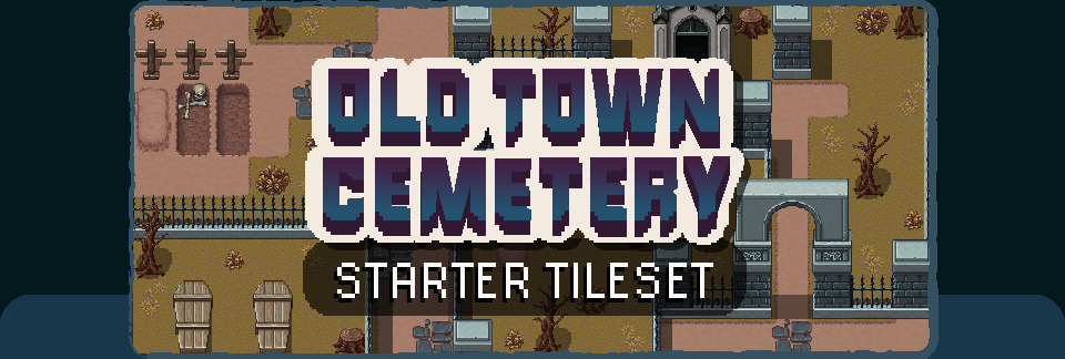 Old Town Cemetery Starter Tileset