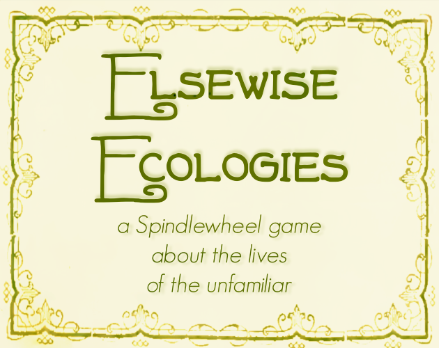 Cover image for Elsewise Ecologies