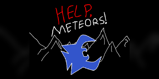 Cover image for Help, Meteors!