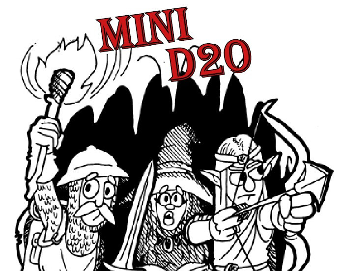 Cover image for MINI D20 - easy OSR RPG