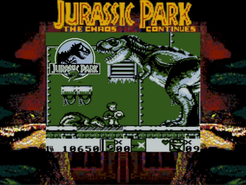 Jurassic Park Part 2 – The Chaos Continues (ジュラシック・パーク) SGB Enhanced (Super Game Boy)
