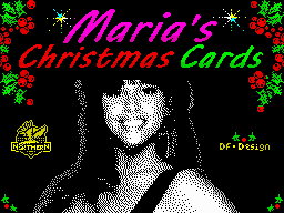 Maria's Christmas Cards (ZX Spectrum/Next Enhanced) by DF Design