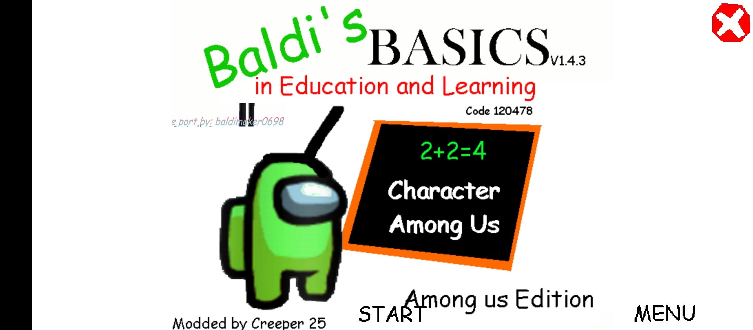 Baldi's Basics Amogus Android