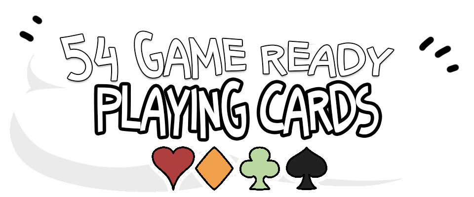 54 Playing Cards! Game Ready High Quality Asset Pack