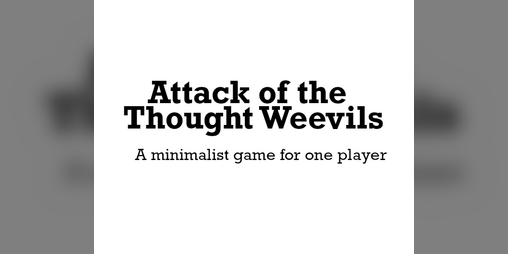 Cover image for Attack of the Thought Weevils