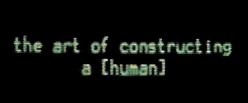 the art of constructing a human