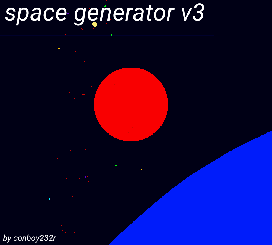 Space generator v3 by Convoy545r