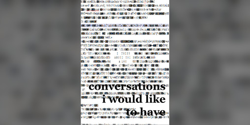 Cover image for Conversations I'd Like to Have