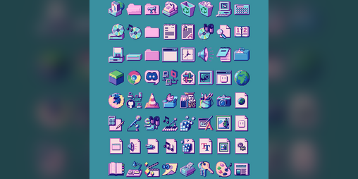 Cover image for 𝕎𝕚𝕟𝕕𝕠𝕨𝕤 𝟡𝟝 ~𝓒𝓪𝓵𝓶𝓲𝓷𝓰~ Icon Pack