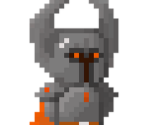 Pixel art apple knight character 27190500 PNG