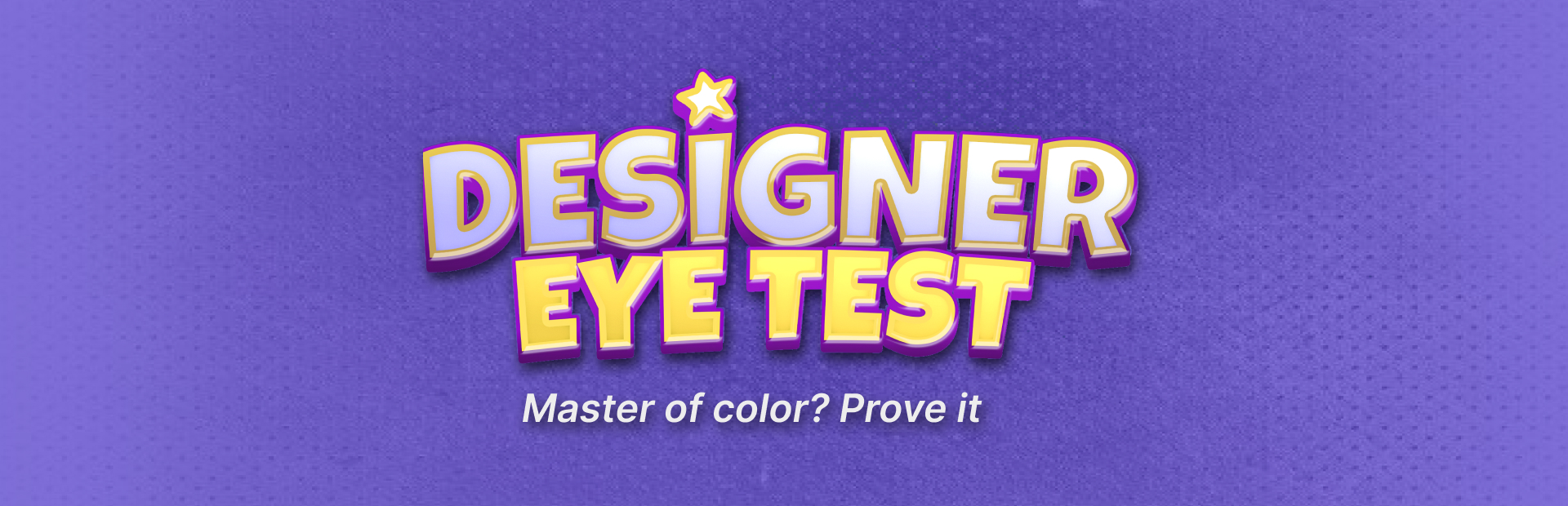 Designer Eye Test