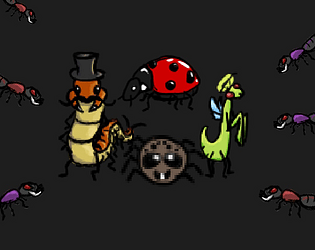 Die kleine Spinne und der Aufmarsch der Ameisen
