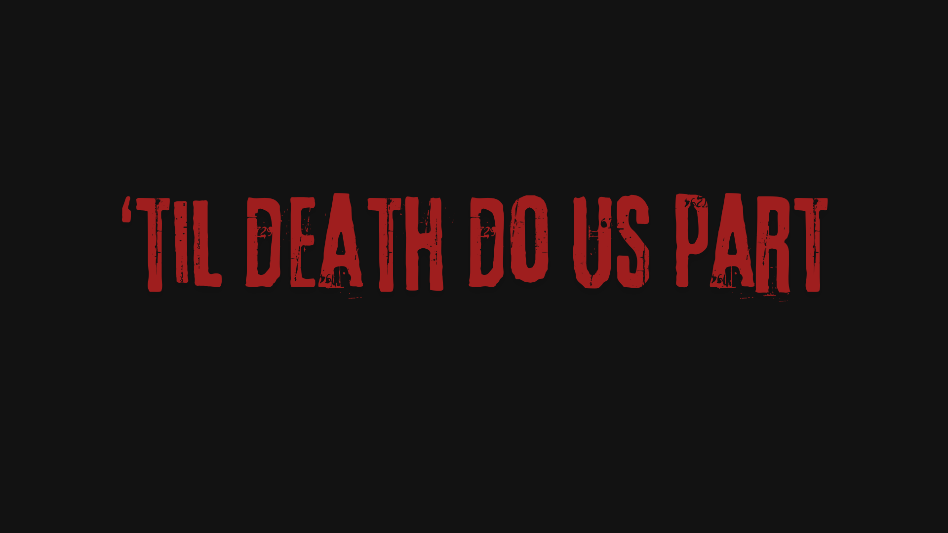 'Til death do us part cover