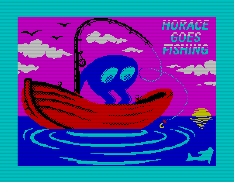 Cover image for Horace Goes Fishing