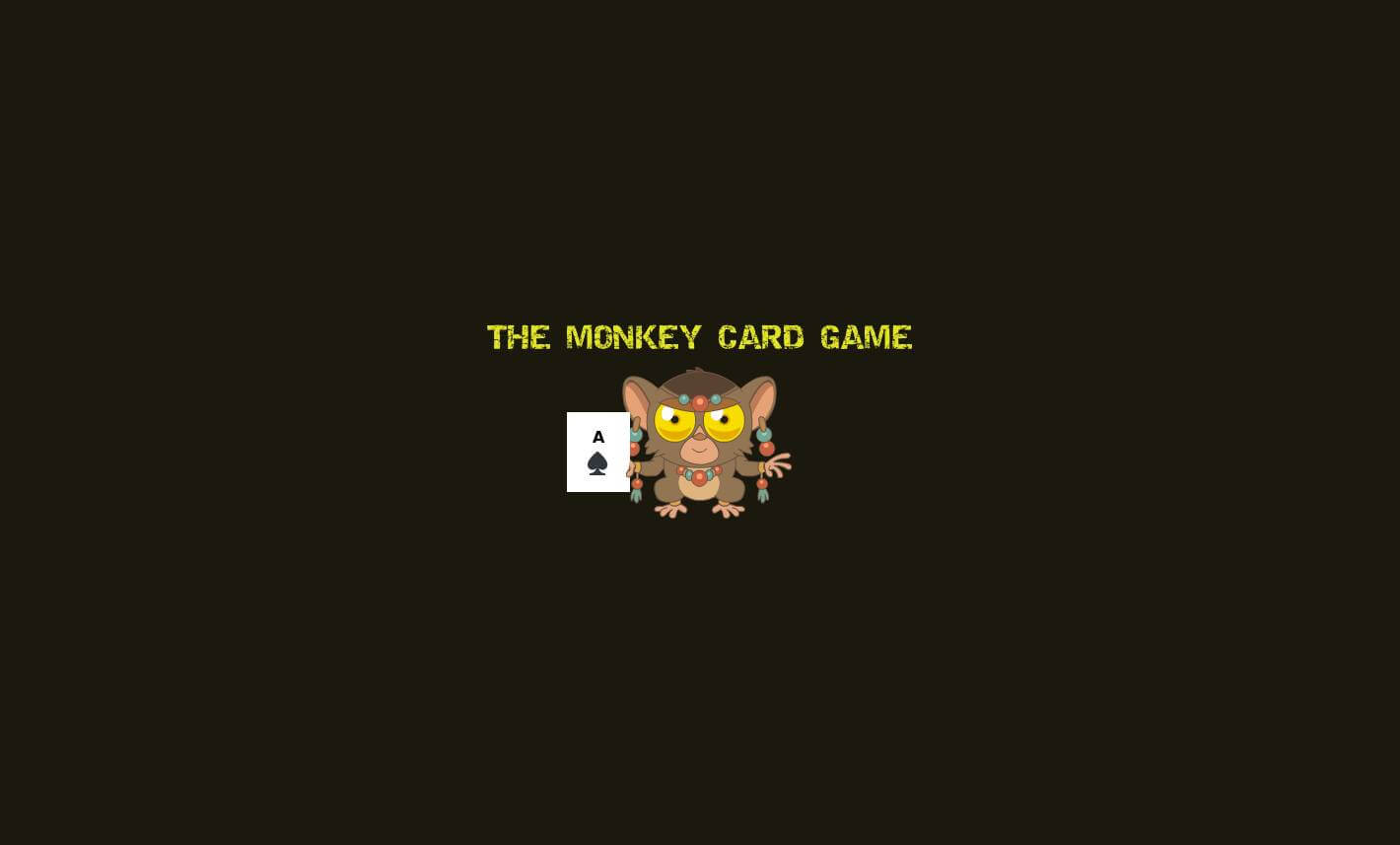 The Monkey Card Game