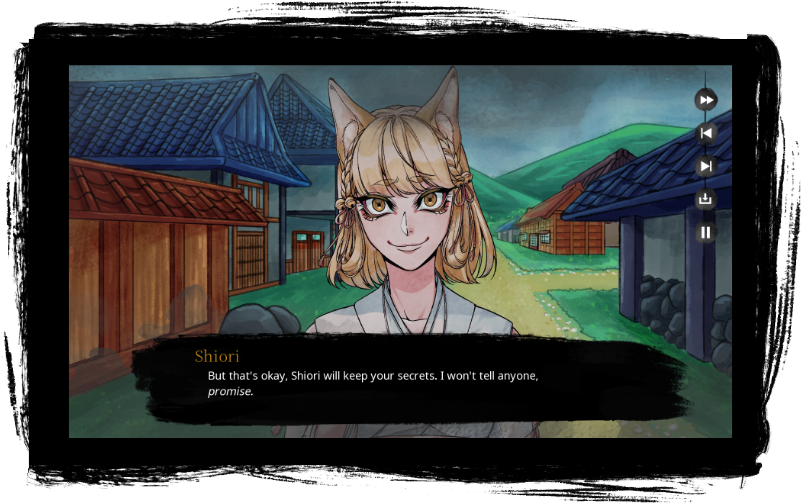 screenshot of shiori