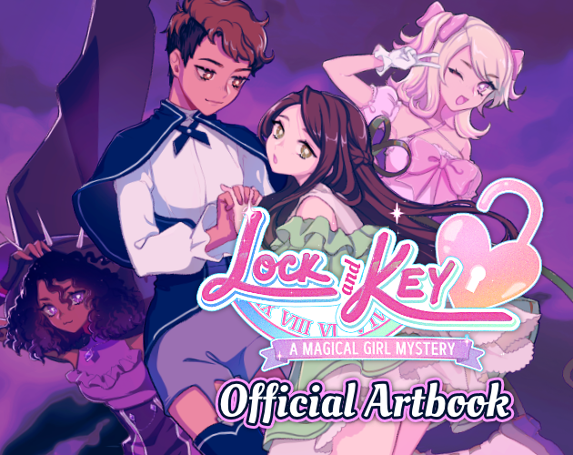 Cover image for Lock & Key: A Magical Girl Mystery - Official Artbook