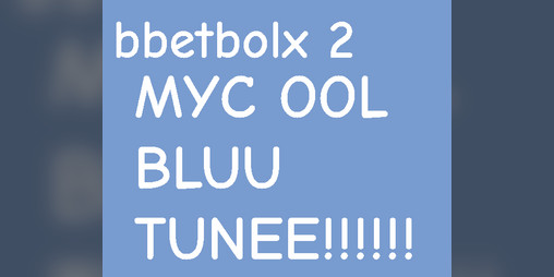 Cover image for Beatblox V2: MY COOL BLUU TUNE!!!