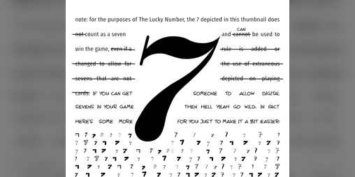 Cover image for THE LUCKY NUMBER