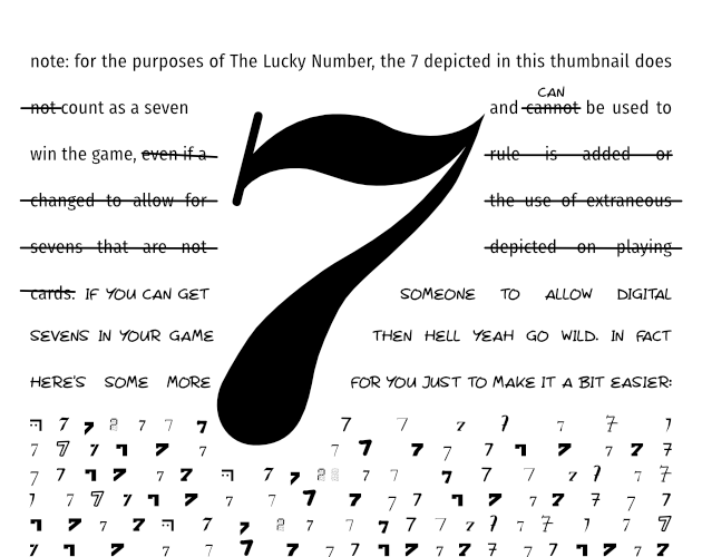 Cover image for THE LUCKY NUMBER