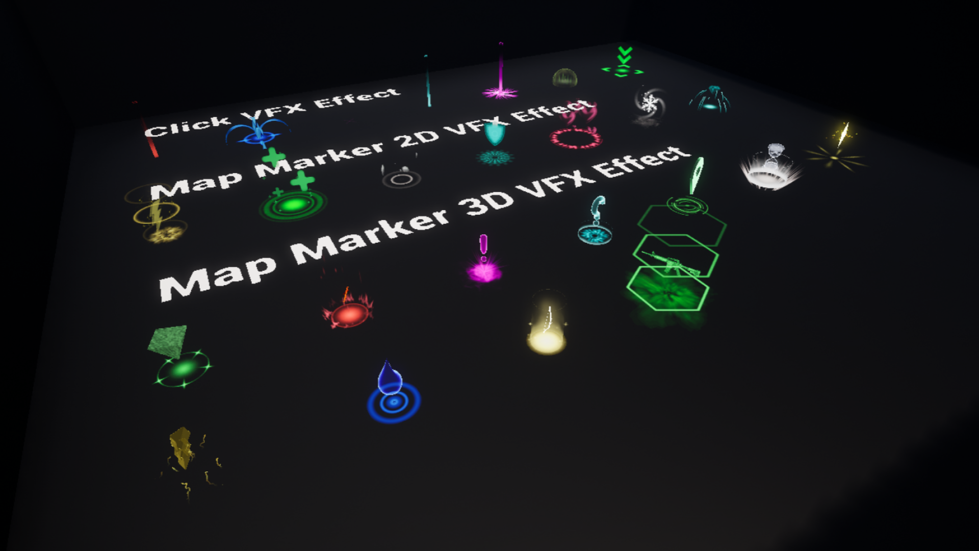 Unreal Engine Niagara - Click & Map Marker VFX