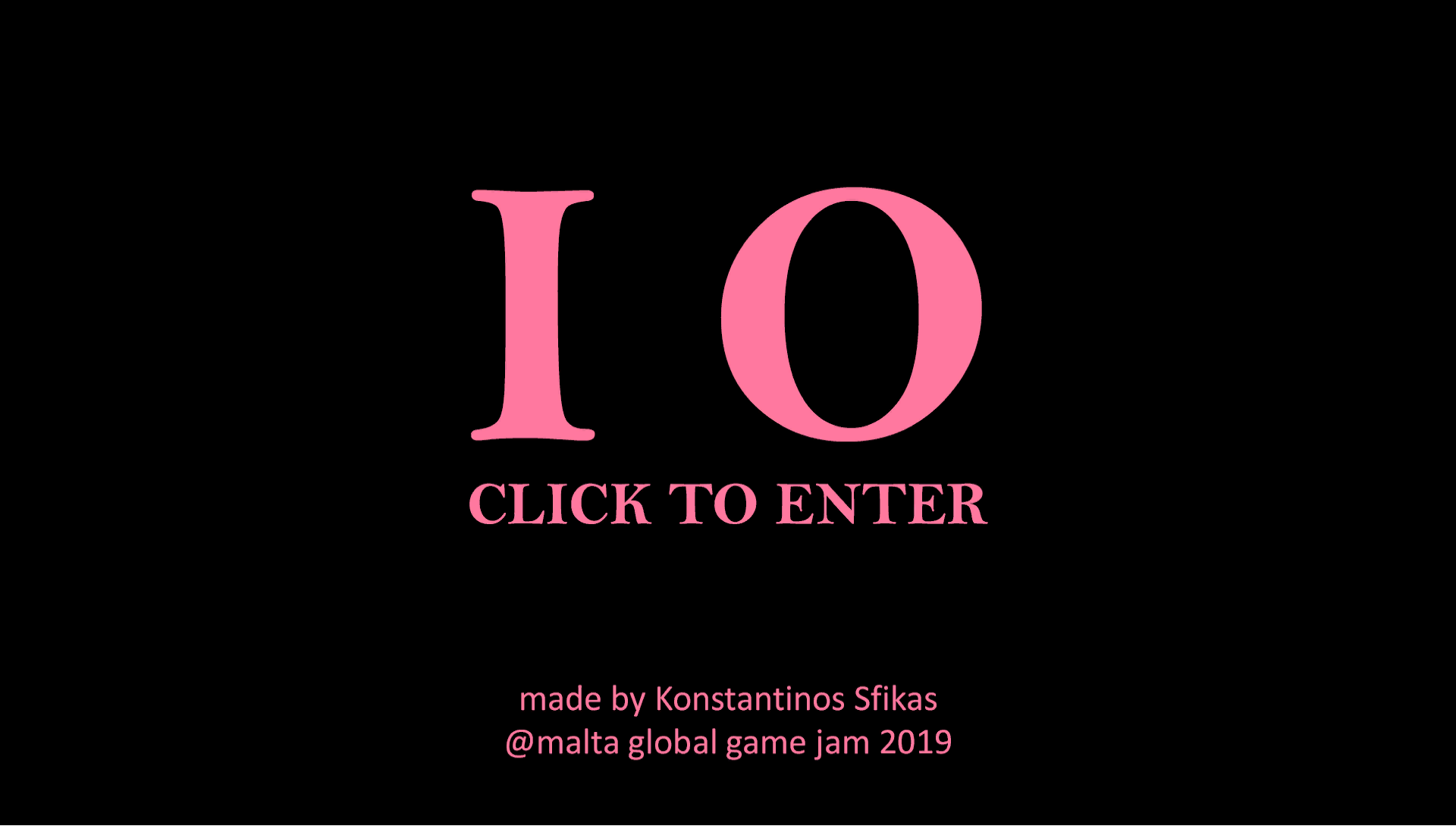 Cover image for IO - GGJ 2019