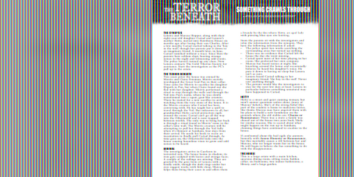 Cover image for The Terror Beneath: Something Crawls Through