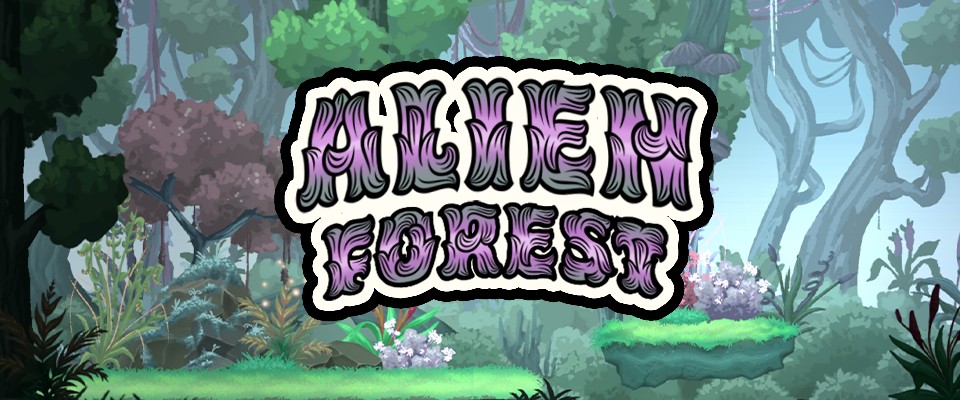 Alien Forest - Hand painted environment assets