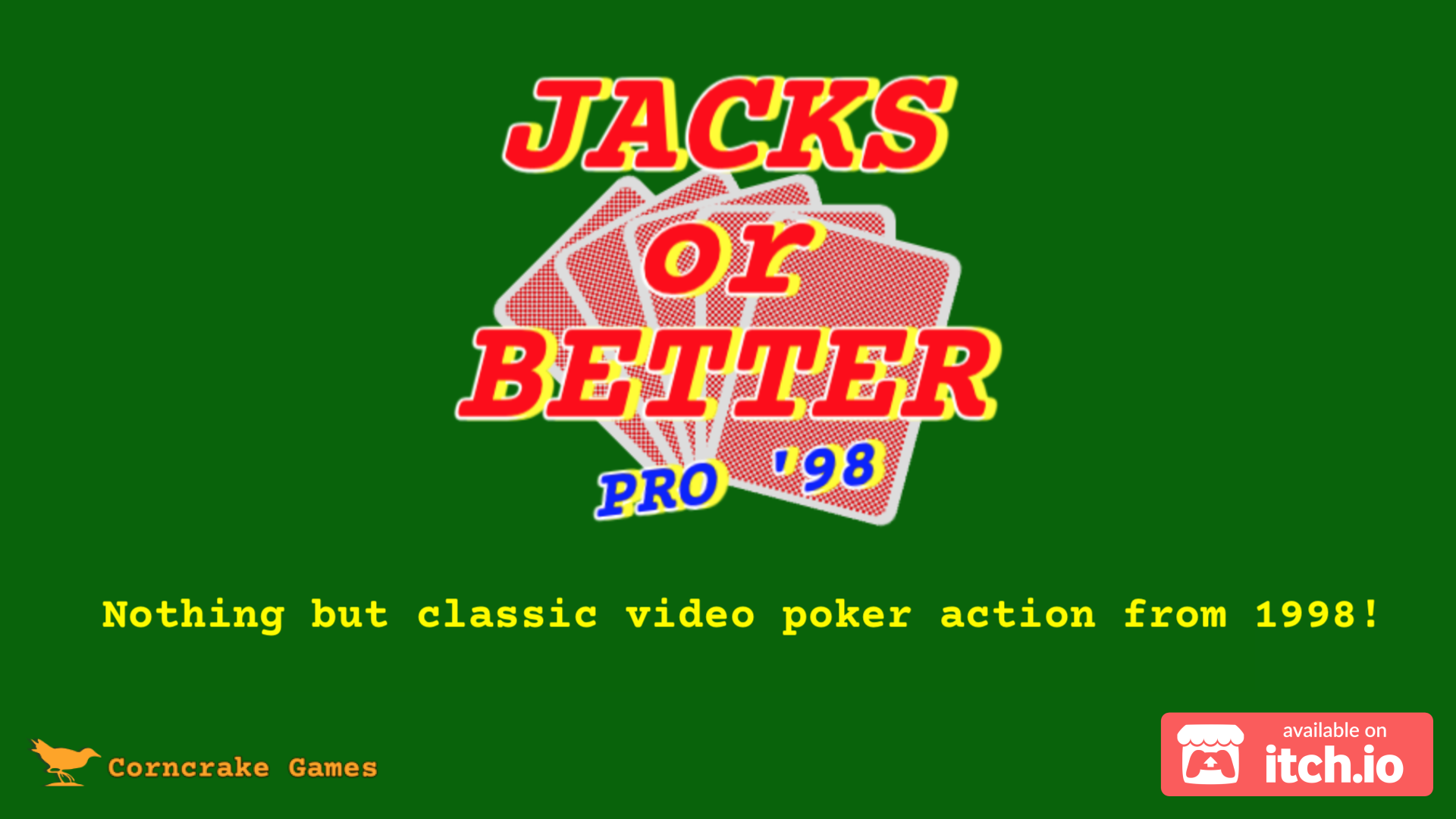 Jacks or Better Pro '98 - Video Poker