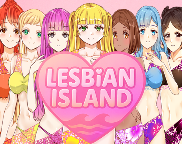 Cover art for Lesbian Island by Love's Heart — adult visual novel