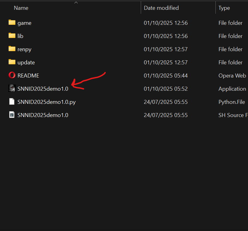 Launching the application after unzipping the ZIP file. Launching the application after unzipping the ZIP file.