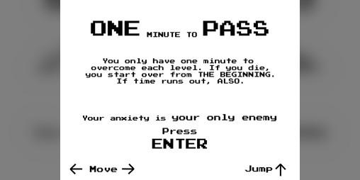 Cover image for One Minute to Pass