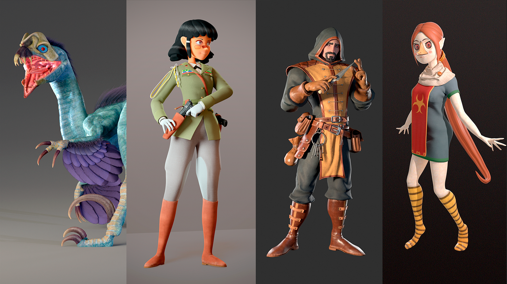 3D Characters Examples