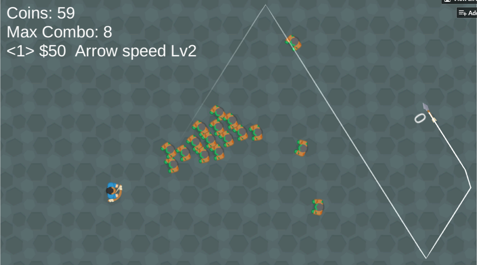 Any OneBulletBouncePuzzleShooters to try out with? GMTK Game Jam