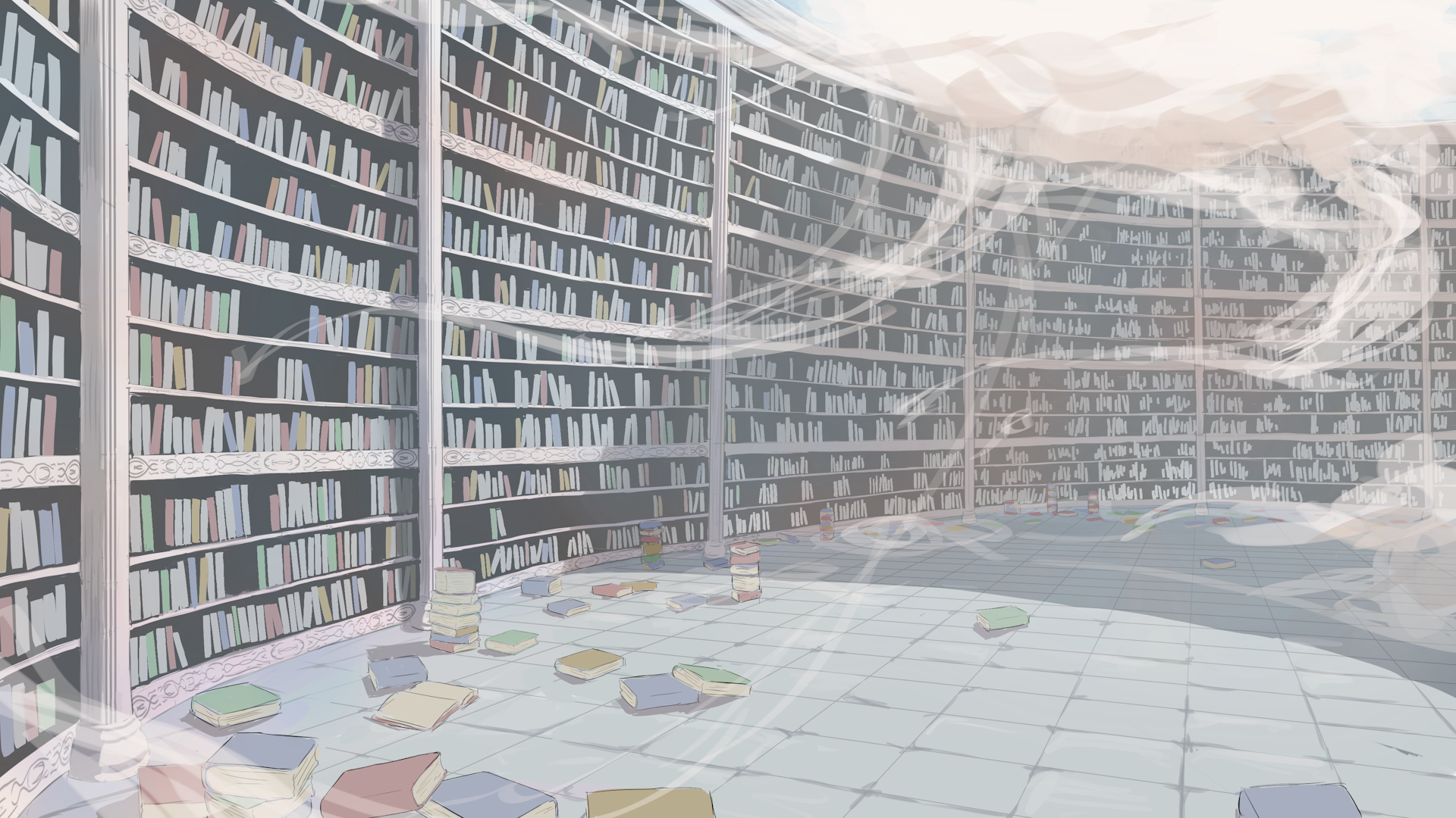 (SPOILERS) Art - Akashic's Library by nucluus, GalleonA
